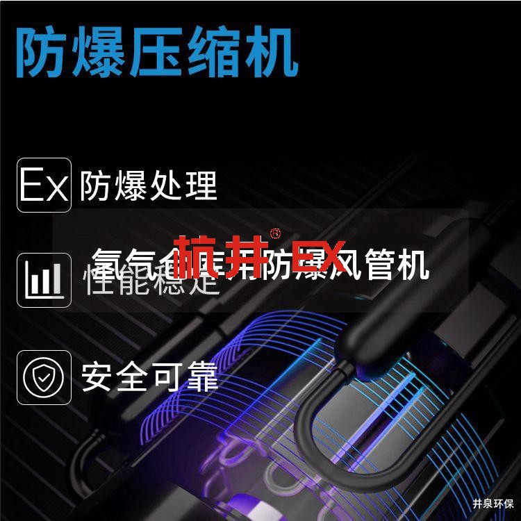氫氣倉庫用防爆風管機