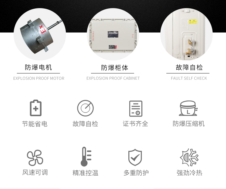 化工廠防爆空調(diào)機(jī) 5p防爆空調(diào)機(jī)